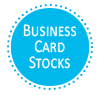 Labels business card stocks
